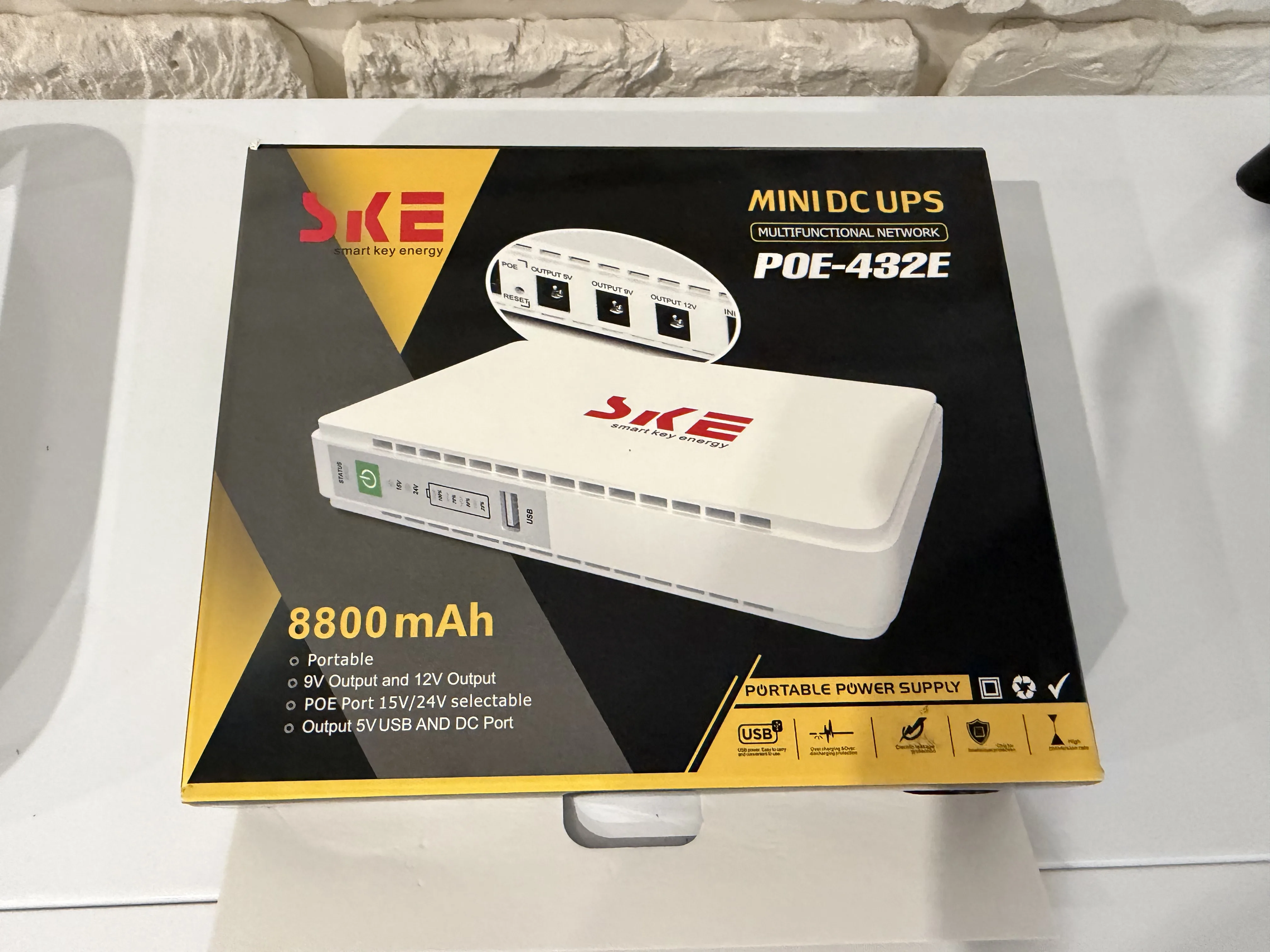Джерело безперебійного живлення SKE POE-432E Mini UPS — фото 1