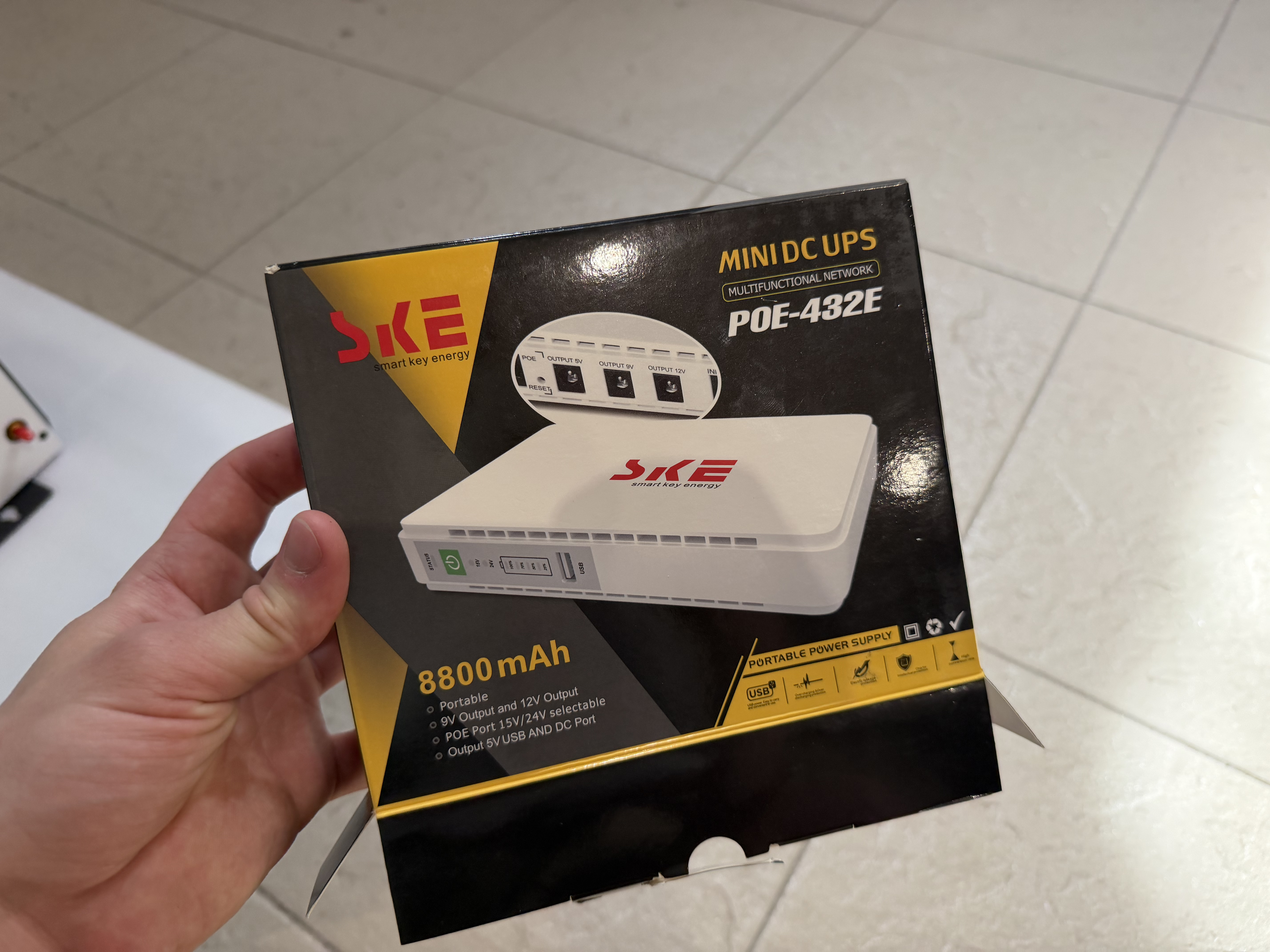 Джерело безперебійного живлення SKE POE-432E Mini UPS — фото 8