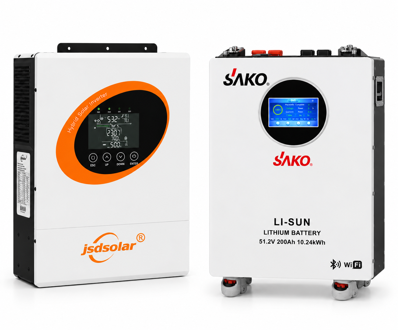 JDSOLAR J6500HC 6.5кВт, 1 фаза + Батарея SAKO Li-SUN 10 kwh