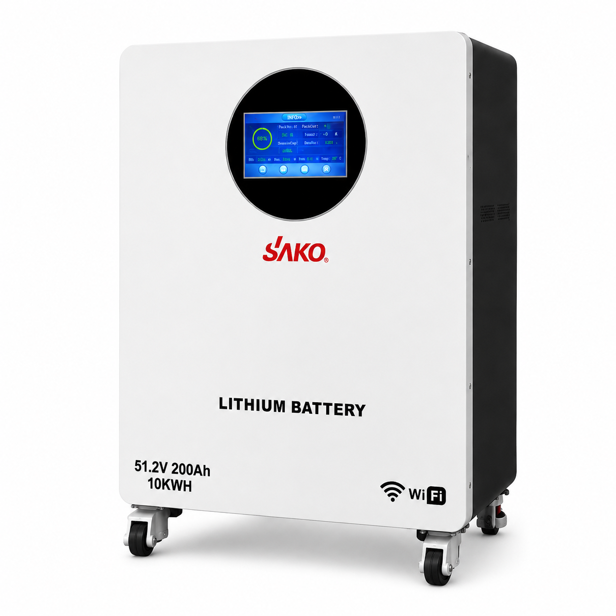 Акумулятор SAKO 10kWh 51.2V 200Ah WF LiFePO4